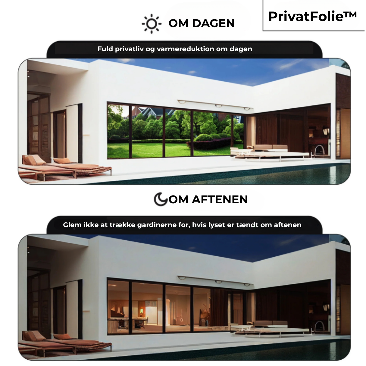 PrivatFolie - UV-beskyttende privatlivsfilm!