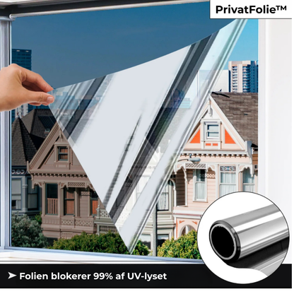 PrivatFolie - UV-beskyttende privatlivsfilm!